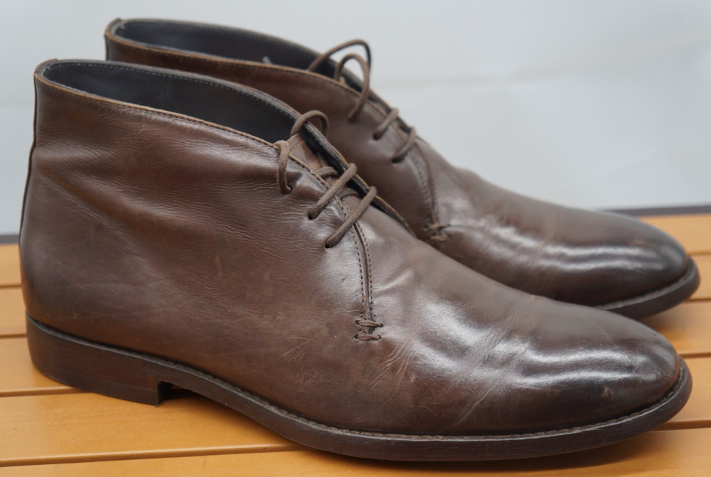 To Boot New York Brown Leather Boots 'Cory' Chukka Boot - Brown - Size 9